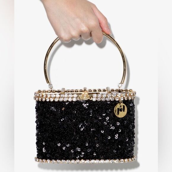 Rosantica Holli Ballerina sequin-embellished top handle bag - Picture 6 of 12